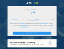 Tablet Screenshot of cny.ie